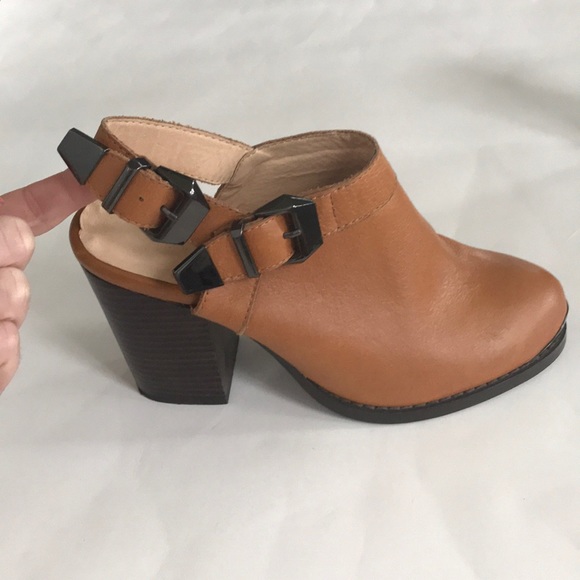 Tan Leather Mules - Picture 3 of 6